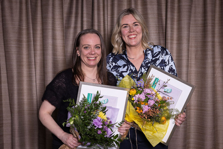 ÁRSINS ÁLITISFÓLK 2023 eru Winnie Delmarsdóttir Poulsen og Guðrið Müller Egholm